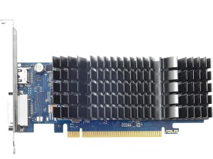 ASUS GeForce GT 1030 2GB GDDR5 low profile graphics card for silent HTPC build (with I/O port brackets)