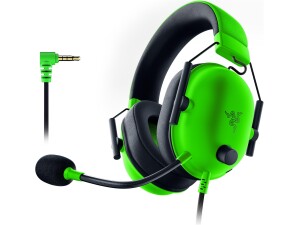 Razer BlackShark V2 X - Multi-Platform Wired Esports Headset (Triforce 50 mm Drivers, Advanced Passive Noise Cancellation, 7.1 Surround Sound, Hyperclear Cardioid Mic) Green