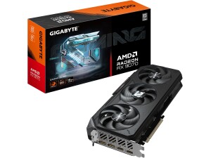 Gigabyte Radeon RX 9070 GAMING OC 16G Graphics Card - 16GB GDDR6, 256bit, PCI-E 5.0, 2700 MHz Core Clock, 2 x DisplayPort, 2 x HDMI, GV-R9070GAMING OC-16GD