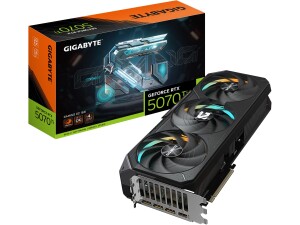 Gigabyte GeForce RTX 5070 Ti GAMING OC 16G Graphics Card - 16GB GDDR7, 256bit, PCI-E 5.0, 2588 MHz Core Clock, 3 x DP 2.1a, 1 x HDMI 2.1b, NVIDIA DLSS 4, GV-N507TGAMING OC-16GD