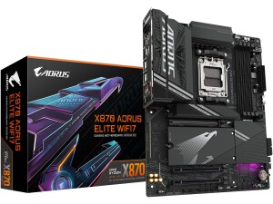 Gigabyte X870 AORUS ELITE WIFI7 Amd Am5 Socket Motherboard Atx 4X Ddr5 Slots 3X