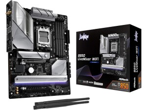ASRock AMD B850 LiveMixer WiFi AM5 DDR5 PCIe 5.0 ATX Motherboard
