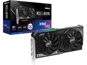 ASRock Intel ARC B580 Challenger 12GB OC GDDR6 19 Gbps 192 Bits 2740 MHz 650W 7680 x 4320 Dual Fan Graphics Card