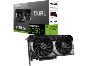 ASUS NVIDIA GeForce RTX 5060 Ti DUAL OC 16GB Blackwell Graphics Card