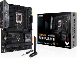 ASUS TUF GAMING Z790-PLUS WIFI, Intel Z790, 1700, ATX, 4 DDR5, HDMI, DP, Wi-Fi 6E, 2.5G LAN, PCIe5, RGB, 4x M.2