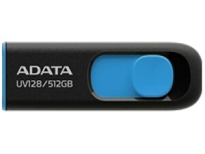 Adata UV128 512GB USB 3.2 Gen 1 Flash Drive, Black and Blue