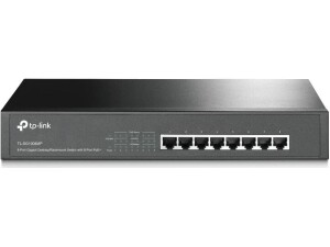TP-Link TL-SG1008MP 8-Port Gigabit PoE Switch, 802.3af/at PoE+ Ports Network Switch up to 30 W for Each Port and 153 W for All Ports, Metal Casing, 13 inch Rack Mount/Desktop
