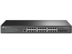 TP-Link JetStream 24-Port Gigabit L2+ Managed Switch with 4 10GE SFP+ Slots
