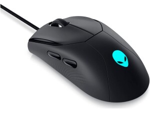 Alienware AW320M Wired Gaming Mouse, USB-A, Optical Sensor, 6 Configurable Buttons, Black