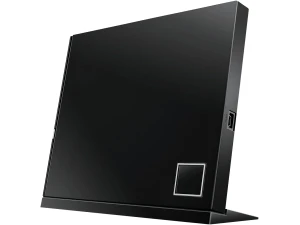 ASUS SBW-06D2X-U external 6X Blu-ray writer, Stand Design, Mac Compatible, M-DISC support, Disc Encryption, Unlimited Webstorage(12 months), NERO Backitup, E-Media