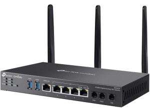 TP-Link Omada DR3650v AX3000 WiFi 6 VDSL/ADSL Modem Router, Gigabit VPN DSL Gateway, Load Balancing DSL and WAN, Mesh Support, 5x Gigabit Ports, 2x USB 3.0, Cloud Managed