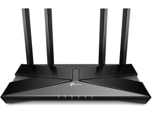 TP-Link AX3000 Dual Band WiFi 6 Router, 5 Gigabit Ports, 4 Antennas, OneMesh, WPA3, Parental Control, Built-in Antivirus, Archer AX58