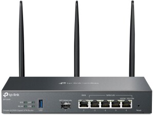 TP-Link Omada ER706W AX3000 WiFi 6 VPN Router, Multi WAN Gigabit Gateway with SFP, Load Balancing, IPS, IDS, WireGuard, Cloud Managed