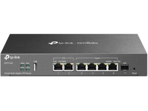 TP-Link ER707-M2 Omada Multi-Gigabit VPN Router, Dual 2.5Gig WAN Ports, High Network Capacity SPI Firewall, Cloud Access, Omada SDN Integrated, Load Balance, Lightning Protection