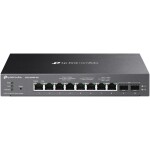 TP-Link SG2210XMP-M2 Smart Managed Switch, 8x 2.5G PoE+ Ports (160W), 2x 10G SFP+ Uplinks, Network PoE Switch, Fanless, Static Routing, Omada SDN, Cloud Management, Ethernet Splitter