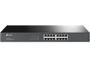 TP-Link V12 16-Port Unmanaged Gigabit Ethernet Switch, Steel Case, 19-inch Rack-Mount(TL-SG1016)