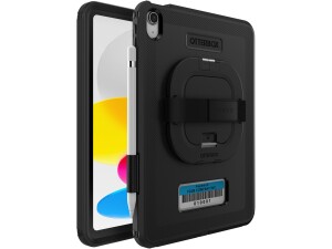 OtterBox Defender Kickstand Case for Apple iPad 10th, Shockproof, Ultra-Rugged Protective Case with built in Screen Protector, 2x Tested to Military Standard, Black, Non-Retail Packaging