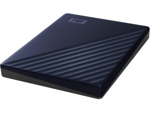 WD 2TB My Passport for Mac portable external storage, USB 3.0, Mac Compatible external hard drive, software for device management, backup and password protection, Time Machine Ready, Midnight Blue