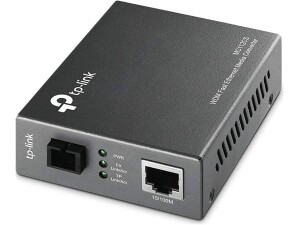 TP-Link 10/100 Mbps WDM Media Converter, Complies with 802.3u 10/100Base-TX, 100Base-FX Standards Extends Fiber Distance Up to 20 km (MC112CS)