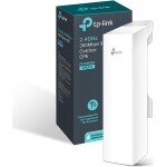 TP-LINK CPE210 WLAN access point, 2.4GHz 300Mbps 9dBi Outdoor CPE, 9dBi 2x2 dual-polarized directional MIMO antenna, 5km long range wireless transmission, Centralized Management System