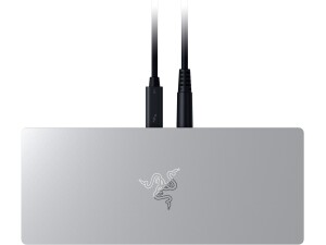 Razer Thunderbolt 5 Dock Chroma - 10 ports USB-Dock - 3x DisplayPort USB-C - Ethernet - Passthrough 140W - SD/UHS card - 2x USB-A - M.2 extension - UK connector - PC/Mac | Mercury