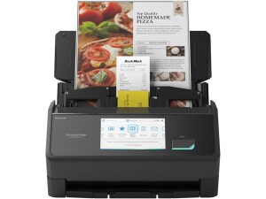 ScanSnap iX2500 (Black) High-Speed Duplex Document Scanner, 45 ppm / 90 ipm, 100-Sheet ADF, 600 dpi Optical, 5′′ Touchscreen, Wi-Fi 6, USB 3.2 Gen 1×1, PC & Mac