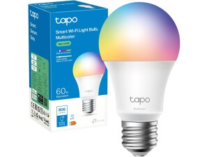 Tapo TP-Link Smart Bulb, Smart WiFi LED Light, E27, 8.3W, Works with Amazon Alexa(Echo and Echo Dot) and Google Home, Colour-Changeable, No Hub Required L530E
