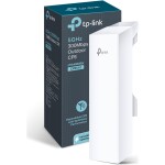 TP-Link 5GHz N300 Long Range Outdoor CPE for PtP and PtMP Transmission | Point to Point Wireless Bridge | 13dBi, 15km+ | Passive PoE Powered w/Free PoE Injector | Pharos Control (CPE510) White
