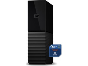WD 8TB My Book external hard drive, Desktop HDD with Password Protection, USB 3.0, SuperSpeed USB, software for device management, backup, hardware encryption, works with PC and Mac, Black
