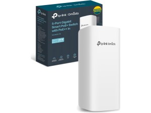 TP-Link 5 Port Gigabit Outdoor Smart Ethernet Switch, Up to 200m PoE Network Splitter, 1-Port PoE++ In and 4-Port PoE+ Out, Weatherproof, Cloud Management (SG2005P-PD)