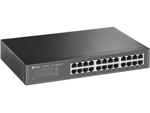 TP-Link TL-SG1024D 24-Port Gigabit Desktop/Rackmount Network Switch 24 * 1000 Mbps RJ45 ports, Auto-MDI/MDIX and Auto negotiation, Loop Prevention, Isolation Mode, Steel Case Ethernet Splitter