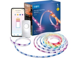 Tapo L920-5 Smart LED Strip Light 5m, WiFi led Light for Bedroom and TV, Multicolour PU Coating, Voice Control with Alexa and Google, Flexible Installation, Schedule and Timer, Easy Setup