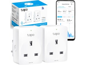Tapo P110 (2-Pack) Smart Plug, WiFi Plug, Energy Monitoring, Electricity Usage Monitor, App Remote Control, Smart Home, Voice Control with Google, Away Mode, Scheduling and Timer, Device Sharing