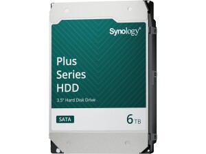 Synology 6TB HAT3300 HDD - 1 millions hours MTBF, 180TB/year workload, 5400prm