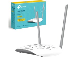 TP-Link TL-WA801N 300 Mbps Wireless N Access Point, Passive PoE Power Injector, Supports Multiple Operation Modes Access Point, Multi-SSID, Client, and Range Extender Modes, 10/100M Ethernet Port