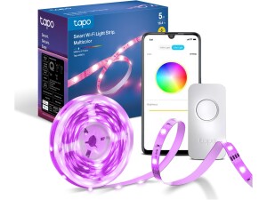 Tapo L900-5 LED Strip Light 5m, Multicolour Led Lights for TV Bedroom, Smart Lighting Controls, Hands-Free Voice Control with Alexa and Google, Flexible Installation, Packaging May Vary
