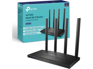 TP-Link Archer C6 Router WiFi AC1200Mbps, WiFi Router,Gigabit Ethernet Ports, VPN Router Server, Easy Setup, Internet Booster Routers, WiFi Booster, WPA3, Gaming Xbox PS4 Steam, Easy Setup,EasyMesh
