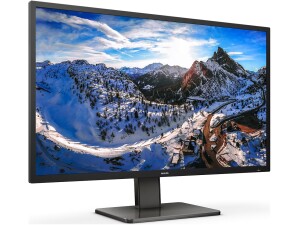 Philips 439P1-43 Inch 4K UHD Monitor, 60Hz, 4ms, VA, HDR 400, USB-C Docking, KVM, Speakers, Height Adjust, MultiView (3840 x 2160 @ 60 Hz, 450 cd/m2, HDMI/DP/USB-C)