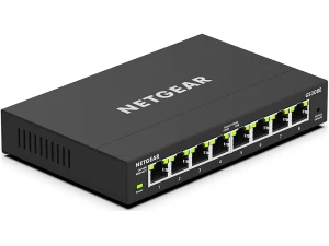 NETGEAR 8 Port Gigabit Switch (GS308E) | Managed Network Switch | Ethernet Splitter | Desktop or Wall Mount