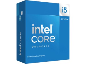 Intel Core i5-14600KF Desktop Processor 14 cores (6 P-cores + 8 E-cores) up to 5.3 GHz