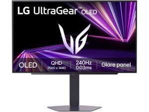 LG UltraGear OLED GX7 Gaming Monitor 27GX704A-B QHD 1440p, Glare panel WOLED, 27 inch, 240Hz, 0.03ms, 275-1500nits, AMD FreeSync Premium Pro, ClearMR 13000, HDR 500, DP1.4, HDMI 2.1, Black