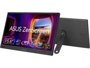 ASUS ZenScreen MB166CR Portable USB Monitor- 16 inch (15.6 inch viewable), Full HD, IPS, USB Type-C, Flicker Free, Blue Light Filter, Anti-glare surface, 360 kickstand
