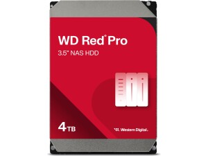 WD Red Pro 4TB NAS 3.5" Internal Hard Drive - 7200 RPM Class, SATA 6 Gb/s, CMR Recording Technology, 256MB Cache