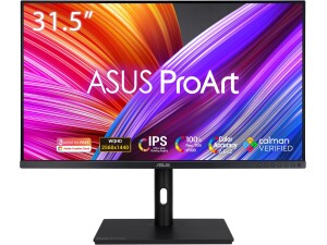 ASUS ProArt Display PA328QV Professional Monitor 31.5-inch, IPS, WQHD (2560 x 1440), 100% sRGB, 100% Rec.709, Color Accuracy E < 2, Calman Verified, Ergonomic, Black