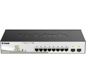 D-Link DGS-1210-10P 10-Port Smart Managed Gigabit PoE Switch, 8 x