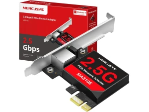MERCUSYS MA310E 2.5 Gbps PCle Network Adapter, NAS Connection Network