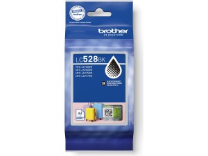 Brother LC528BK Inkjet Cartridge, Black, Standard Yield, Single Pack,