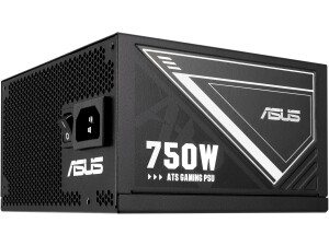 ASUS 750W-ATS Gold Gaming Power Supply (80-Plus Gold Certification, Low-ESR Electrolytic Capacitors, Fans with Double Ball Bearings, DIY-friendly CPU Power Connector)