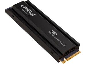 Crucial T500 1TB SSD PCIe Gen4 NVMe M.2 with Heatsink, Up to 7300MB/s, Compatible with PlayStation 5, TLC NAND, Desktop PC, Solid State Drive - CT1000T500SSD5
