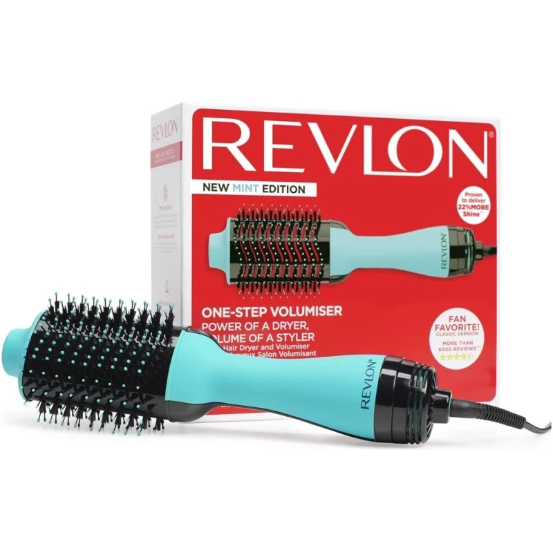 Revlon-One-Step-Hair-Dryer-and-Volumiser-New-Mint-Edition-186313272071
